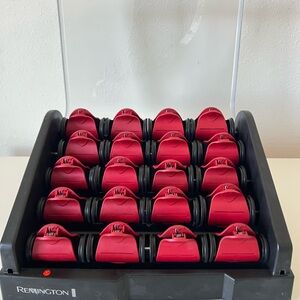 Remington H9096 Silk Ceramic Heated Clip Setter hair roller set